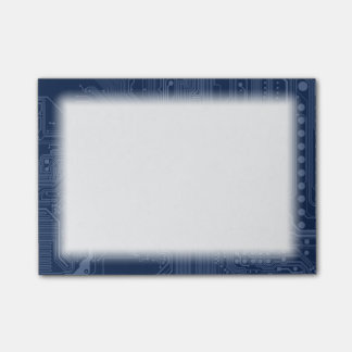 Blue Geek Motherboard Circuit Patroon Post-it® Notes