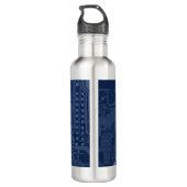 Blue Geek Motherboard Circuit Patroon Waterfles (Achterkant)