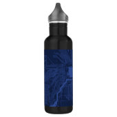 Blue Geek Motherboard Patroon Waterfles (Links)