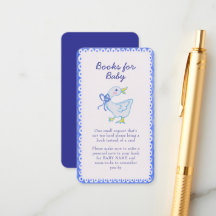 Blue Gekke Goose Baby shower Boek Aanvraag