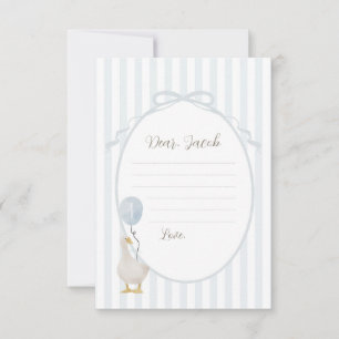 Blue Gekke Goose Time Capsule Kaart