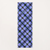 Blue Gentian Flower Abstract, speciaal aangepast Yogamat (Voorkant)