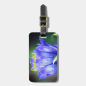 Blue Gentian Flower Personalized Bagagelabel (Voorkant verticaal)