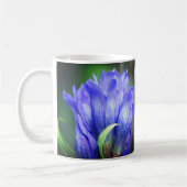 Blue Gentian Flower Personalized Koffiemok (Links)