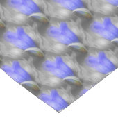 Blue Gentian Flowers Natuur Pattern Korte Tafelloper (Hoek)