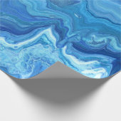 Blue Geode Cadeaupapier (Hoek)