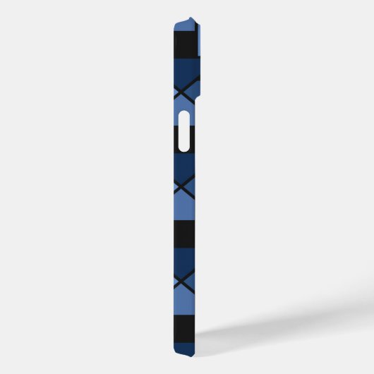 Blue Geometric Gift Phone / iPad case (Achterkant / Rechts)