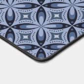 Blue Geometric Pattern Retro Style (Coin)