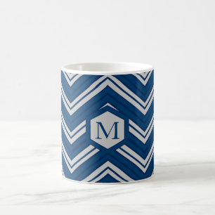 Blue Geometry Collectie Koffiemok