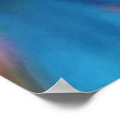 Blue Geraniums Poster (Hoek)