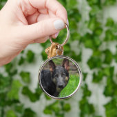 Blue German Shepherd Dog Sleutelhanger (Hand)