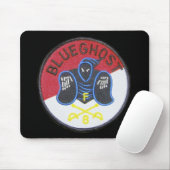 Blue Ghost Unit patch-muispad Muismat (Met muis)