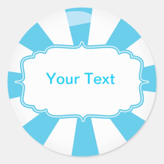 Blue Giant lollipop bonbon Buffet étiquette (Devant)