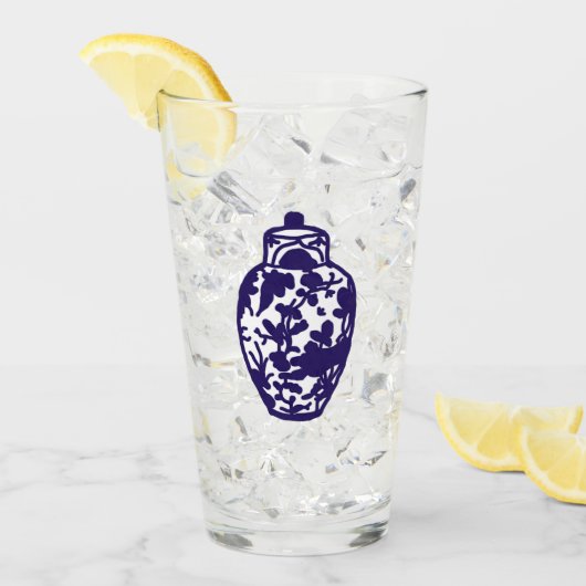 Blue Ginger Jar Glas (Voorkant ijs)