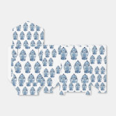 Blue Ginger Jar Jars Ribbon Party Favor Box Bedankdoosjes (Uitgevouwen)