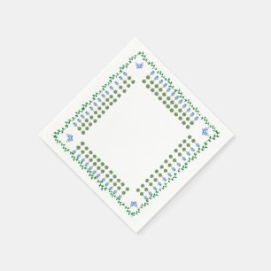 Blue Ginger Jars Jar Topiary Vine Servet