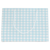 Blue Gingham 1 Groot Cadeauzakje (Voorkant)