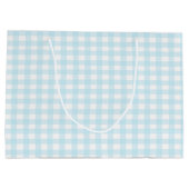 Blue Gingham 1 Groot Cadeauzakje (Achterkant)