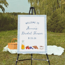 Blue Gingham Brunch Vrijgezellenfeest Leuk Welkoms