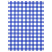 Blue Gingham Check Monogram Klembord (Achterkant)