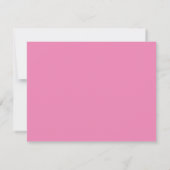 Blue Gingham Check with Pink from the Desk of Bedankkaart (Achterkant)