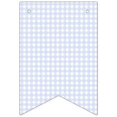 Blue Gingham Peter the Rabbit Baby shower MUTED BL Vlaggetjes (Eerste vlag)