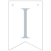 Blue Gingham Peter the Rabbit Baby shower MUTED BL Vlaggetjes (Derde vlag)