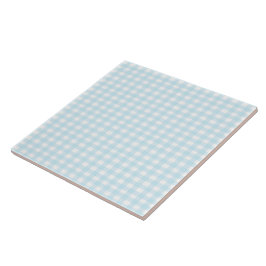 Blue Gingham Tegeltje
