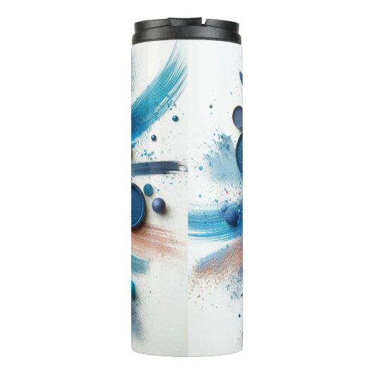 Blue Glam Eye Shadow Wake Up Vibes Thermosbeker (Achterkant)