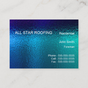 Blue Glas in lood Business Card Template Generic Visitekaartje