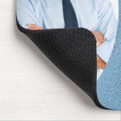 Blue Glass Photo Lijst Muismat (Hoek)