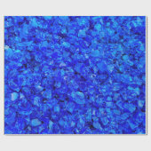 Blue Glass Rocks Cadeaupapier (Vlak)