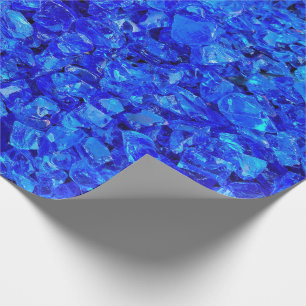 Blue Glass Rocks Cadeaupapier