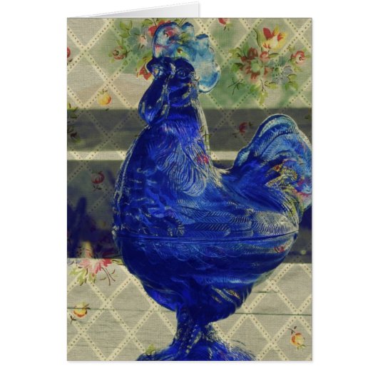Blue Glass Roo Flower Pattern (Voorkant)