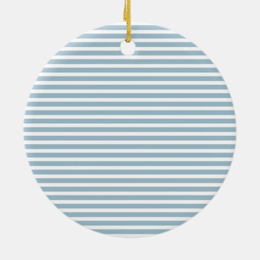 Blue Glitter Anchor Keramisch Ornament (Achterkant)