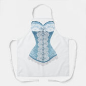 Blue Glitter Lingerie Schort (Voorkant)