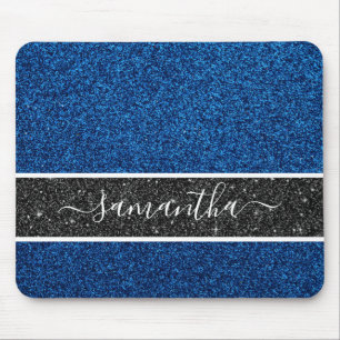 Blue Glitter Mousepad Muismat