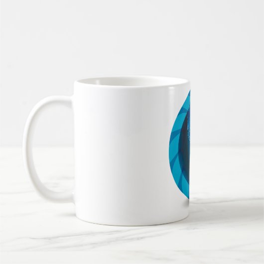 Blue Globe Mug (Gauche)