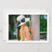 Blue Glow Futuristic Virtual Graduparty Kaart (Achterkant)