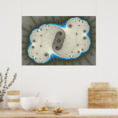 Blue Glow - Poster fracturé (Cuisine)