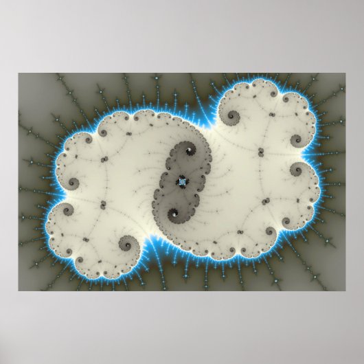 Blue Glow - Poster fracturé (Devant)