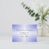 Blue Glow Wedding Enclosure kaarten (Staand voorkant)