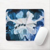 Blue God Mousepad Muismat (Met muis)