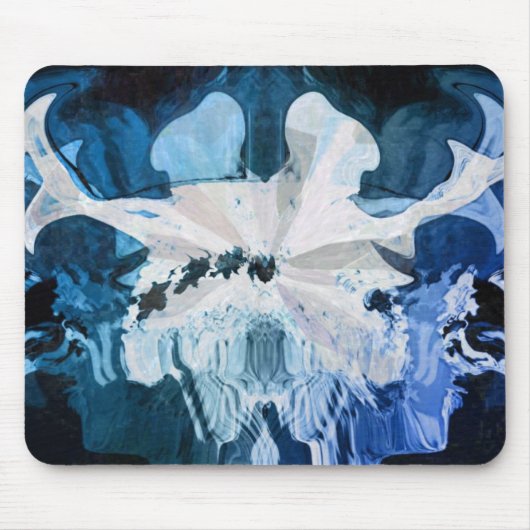 Blue God Mousepad Muismat (Voorkant)