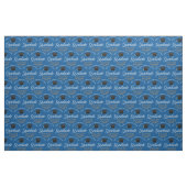 Blue Gold Afstuderen gepersonaliseerd Afstuderen Stof (Fat Quarter)