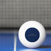 Blue Gold Colors Professional Classical Plain Pingpongballen (Net)