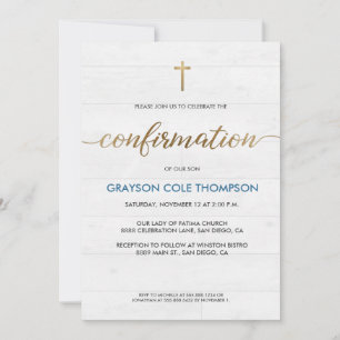 Blue Gold cross Boy bevestiging