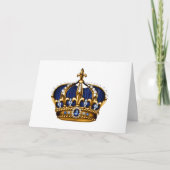 Blue Gold Crown Note Kaart (Voorkant)