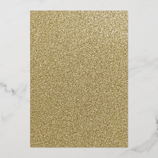 Blue Gold Dress Masquerade Party Quinceanera Folie Uitnodiging (Achterkant)