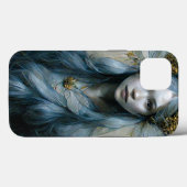 Blue Gold Fairy Imaginaire Art Coque-Mate coque ip (Verso (horizontal))